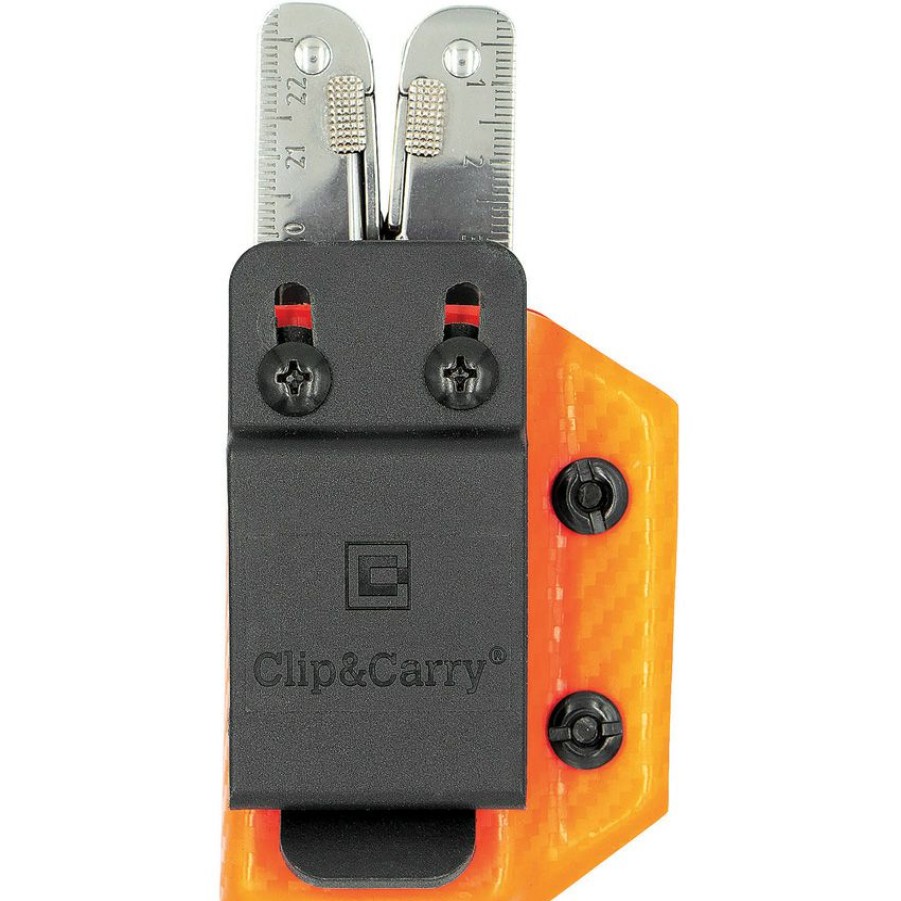 Tools * | Top Sellers Clp048 Clip & Carry Victorinox Swisstool Sheath Orange