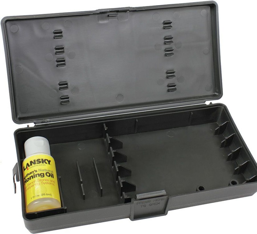 Knife Care * | Typical Style Ls06300 Lansky Sharpener Custom Carrying Case With Oil