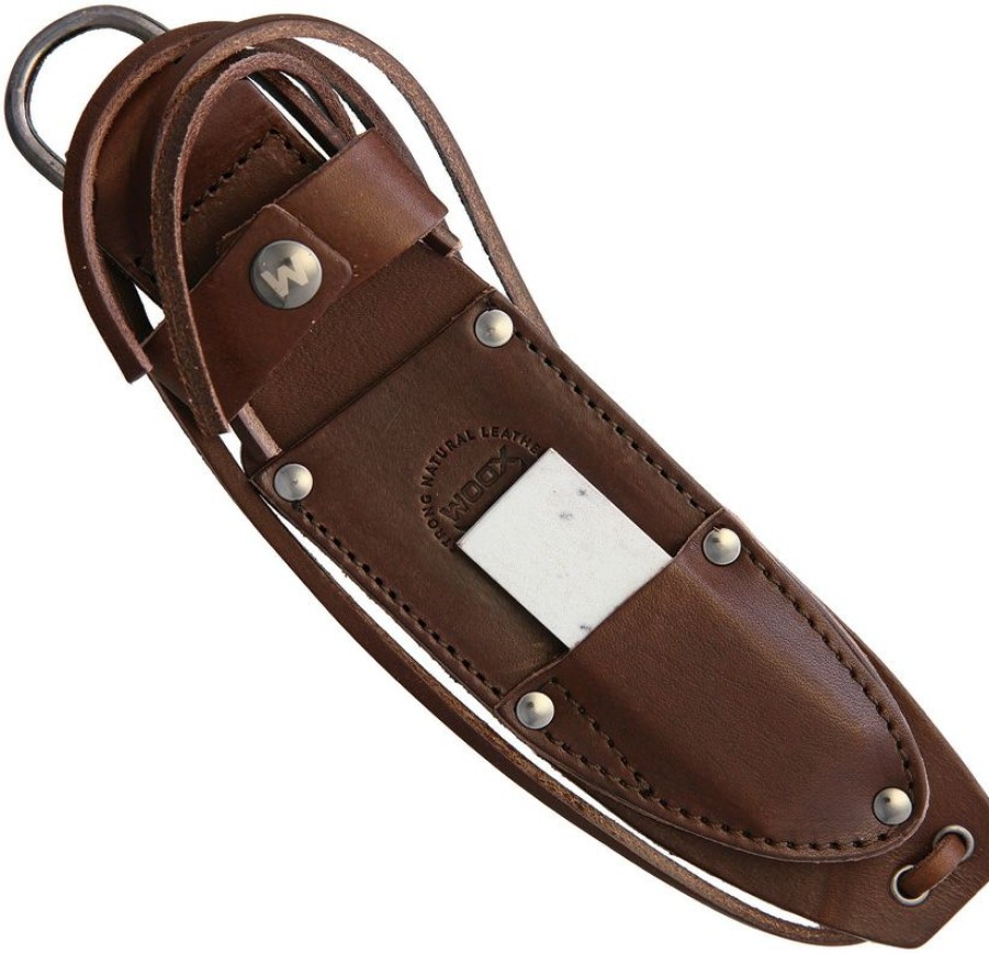 Knife Care * | Top Sellers Wxs00101 Woox Rock 62 Leather Knife Sheath