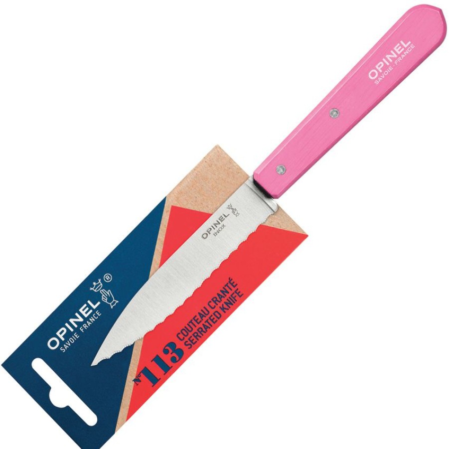 Knives * | Op02036 Opinel No 113 Knife Pink New In