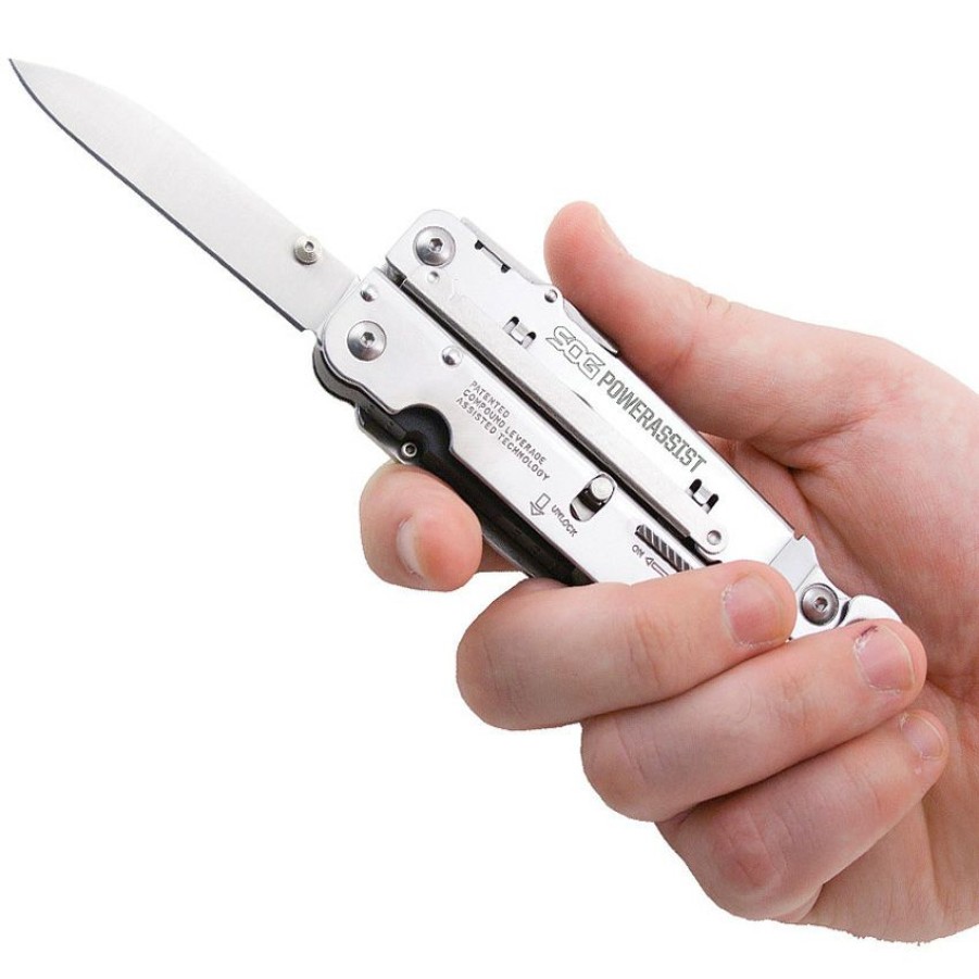 Tools * | 100% Guarantee Sogs66Ncp Sog Powerassist Multi Tool Stainless