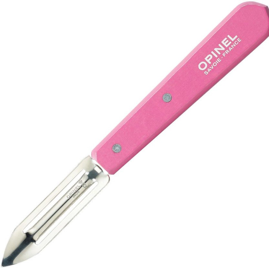 Knives * | Best Quality Op02038 Opinel No 115 Kitchen Peeler Pink