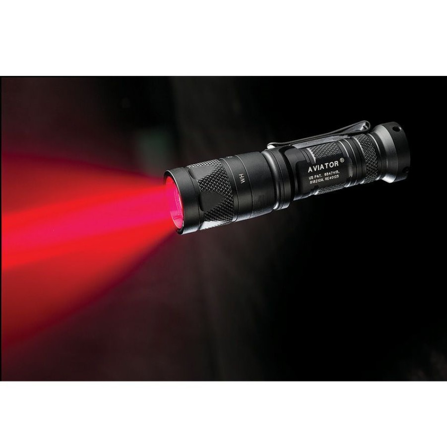 Tools * | Reliable Quality Sfraviatorrd Surefire Aviator Red Flashlight