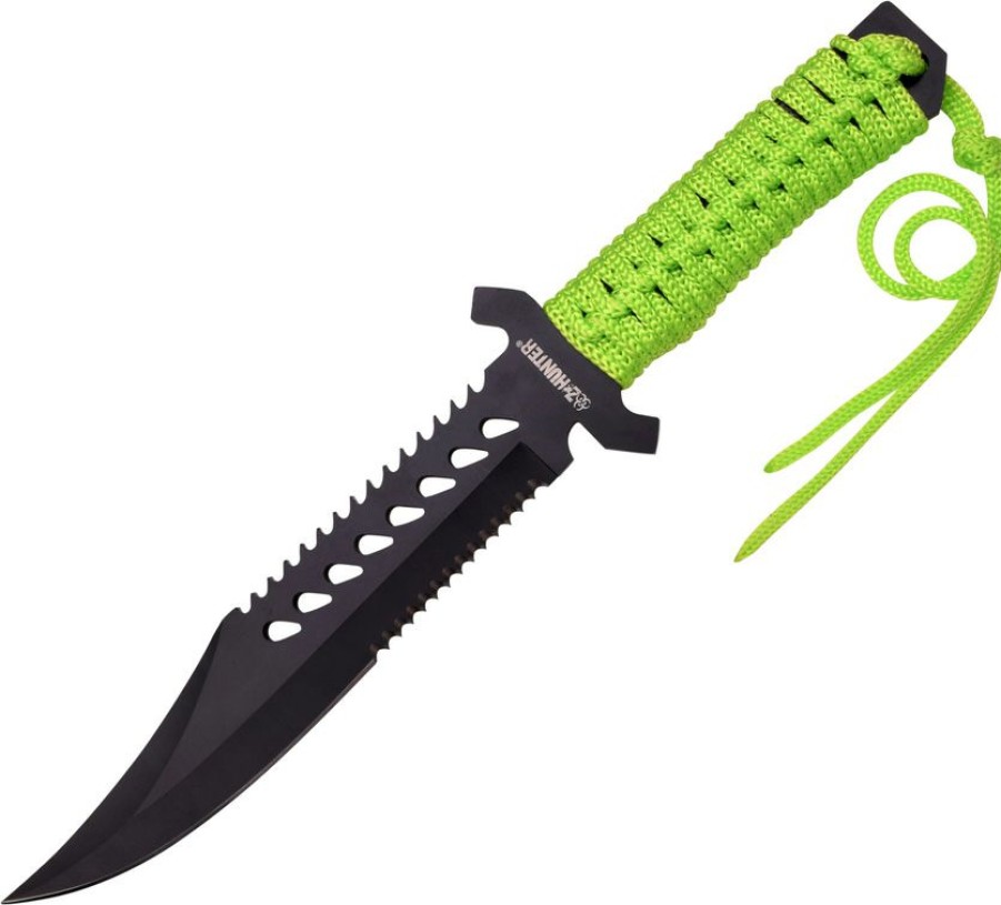 Knives * | Zb103 Z-Hunter Fixed Blade Knife Green Cord Wrapped Shoping