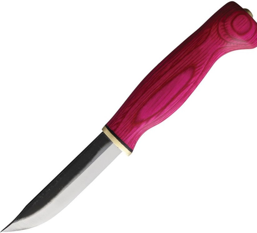 Knives * | Wj23Pink Wood Jewel Fixed Blade Knife Pink Online Sale