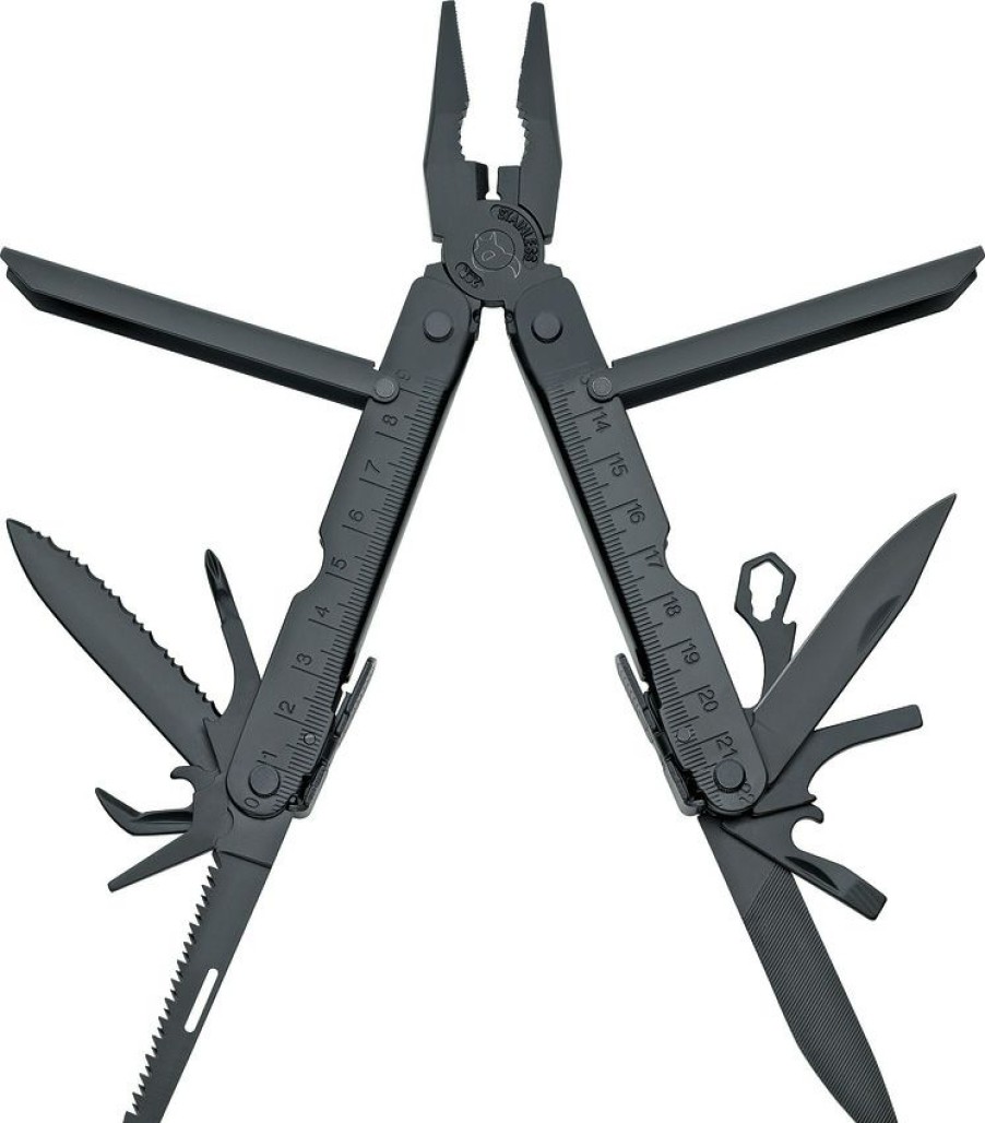 Tools * | Lower Prices Bf200 Black Fox Multi Tool Black