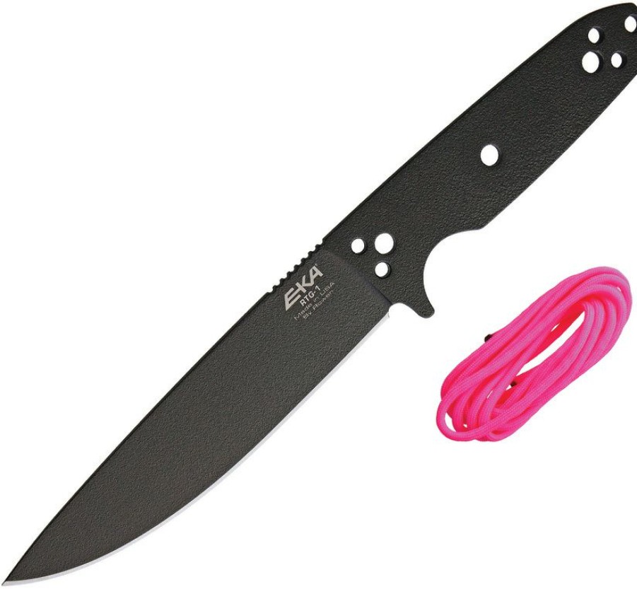 Knives * | Tendy Style Eka50120 Eka Rtg-1 Fixed Blade Knife Black