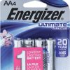 Tools * | Reliable Quality Enrl914 Energizer Ultimate Lithium Aa Battery 4 Pack