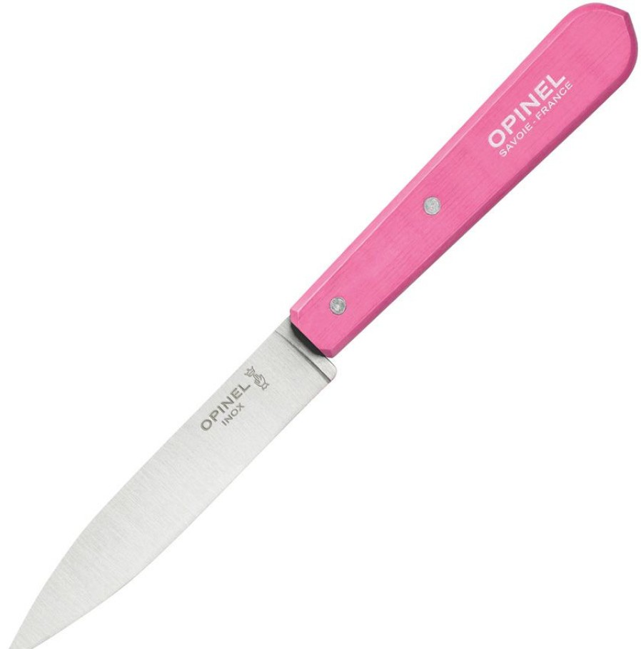 Knives * | Op02035 Opinel No 112 Paring Knife Pink New