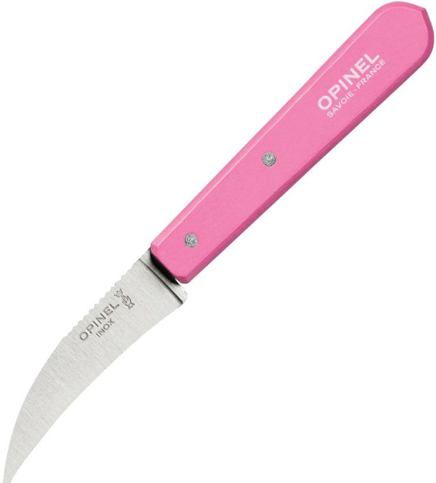 Knives * | Op02037 Opinel No 114 Vegetable Knife Pink Best-Selling