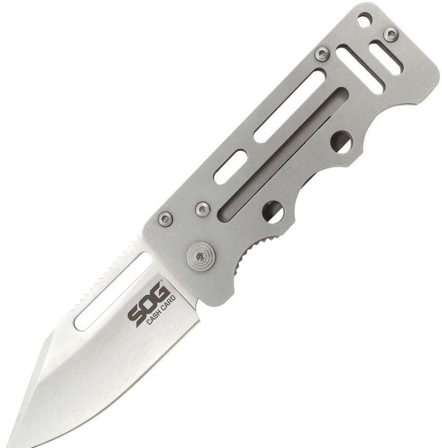 Knives * | Sogez1Cp Sog Cashcard Money Clip Pocket Knife Sale Online